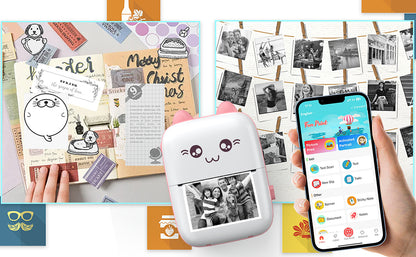 Mini Impresora Portátil – Imprime en Cualquier Lugar sin Tinta