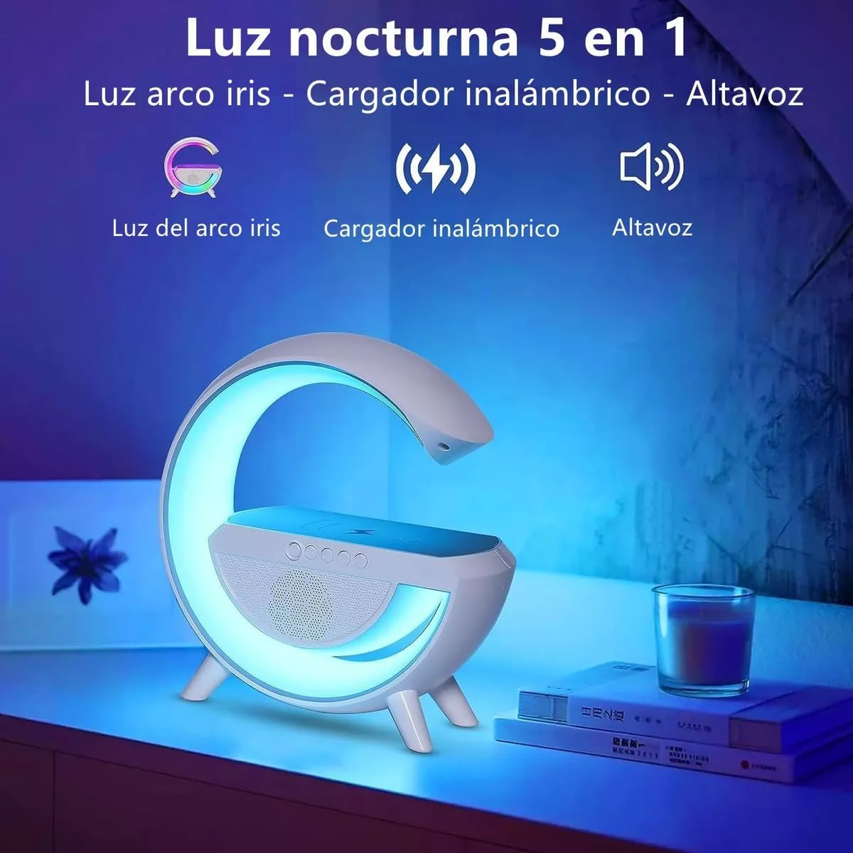BOCINA CARGADOR 3 EN 1
