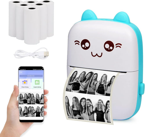 Mini Impresora Portátil – Imprime en Cualquier Lugar sin Tinta