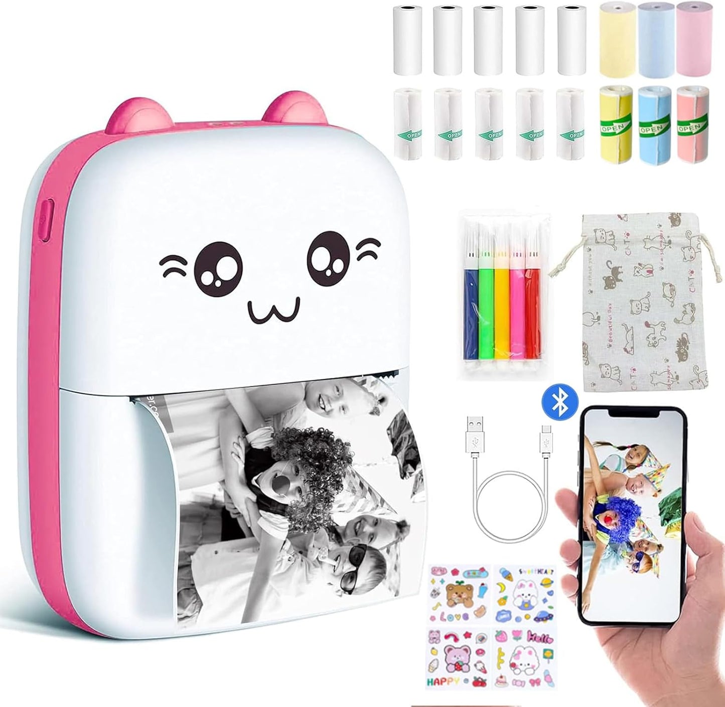 Mini Impresora Portátil – Imprime en Cualquier Lugar sin Tinta